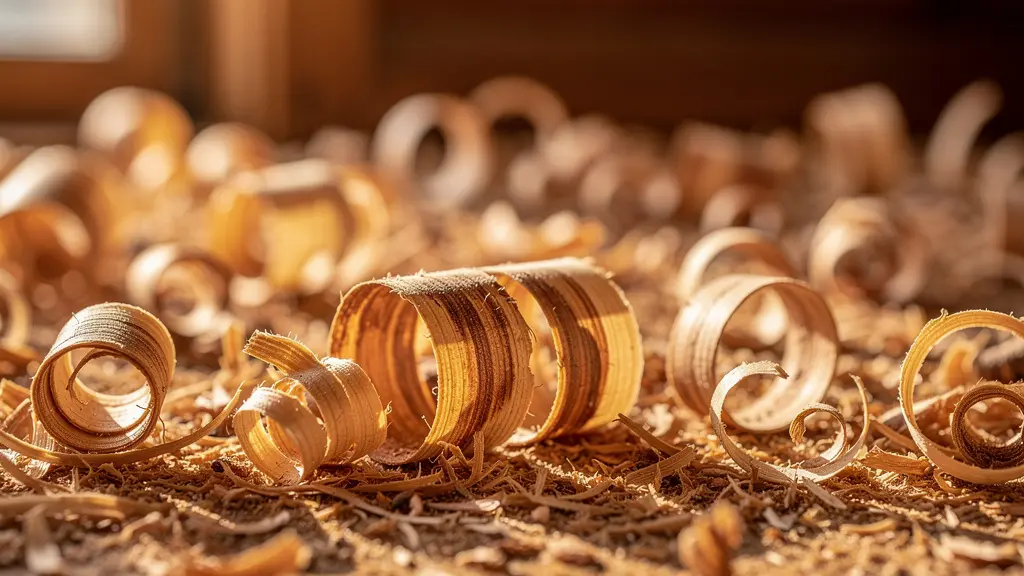 Intérieur d'un sanitaire écologique en bois avec sciure de tamarin dans un gîte de montagne à Mafate